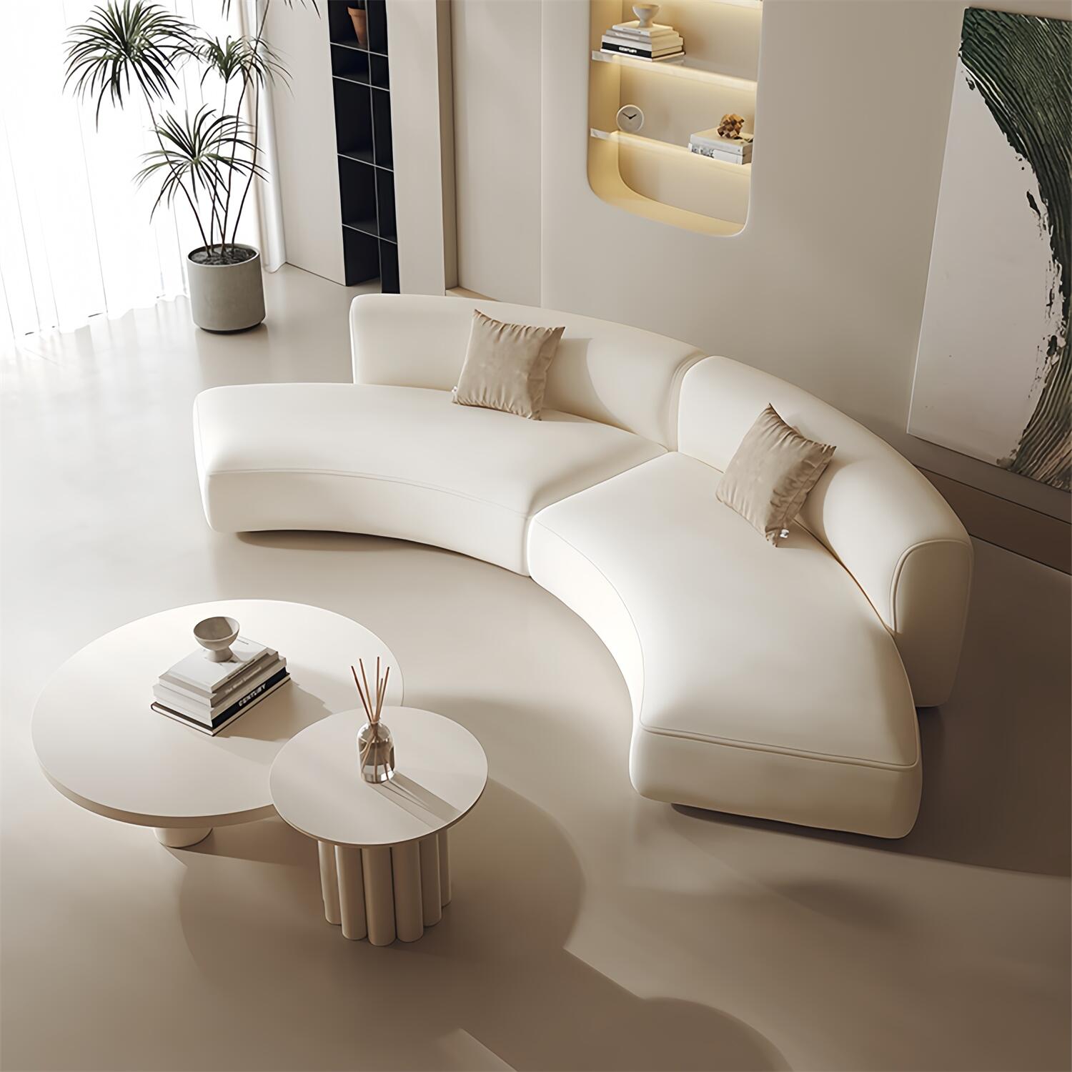 Daizy Curved Minimal Sofa