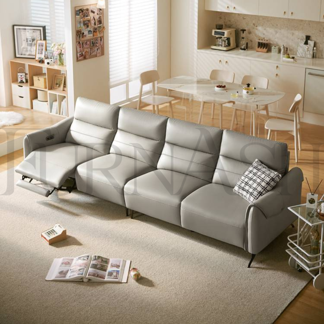 Langdon Retractable Sofa - Faux Leather 2 Colours 2 Sizes