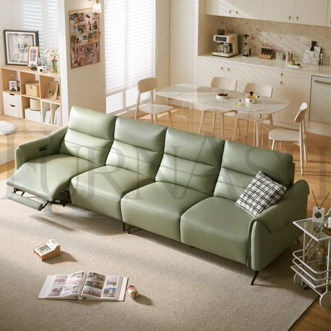 Langdon Retractable Sofa - Faux Leather 2 Colours 2 Sizes