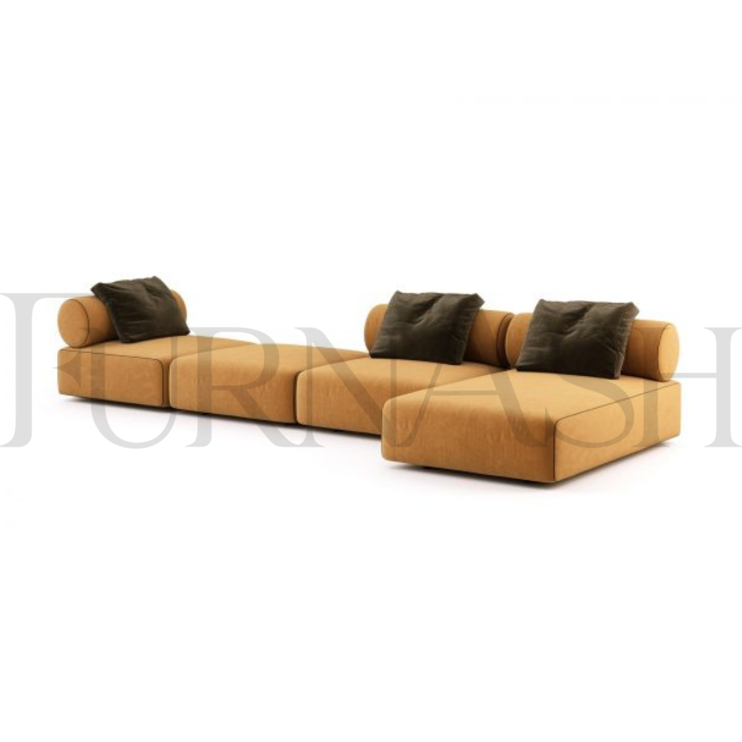 Chinto Velvet Modular Sofa