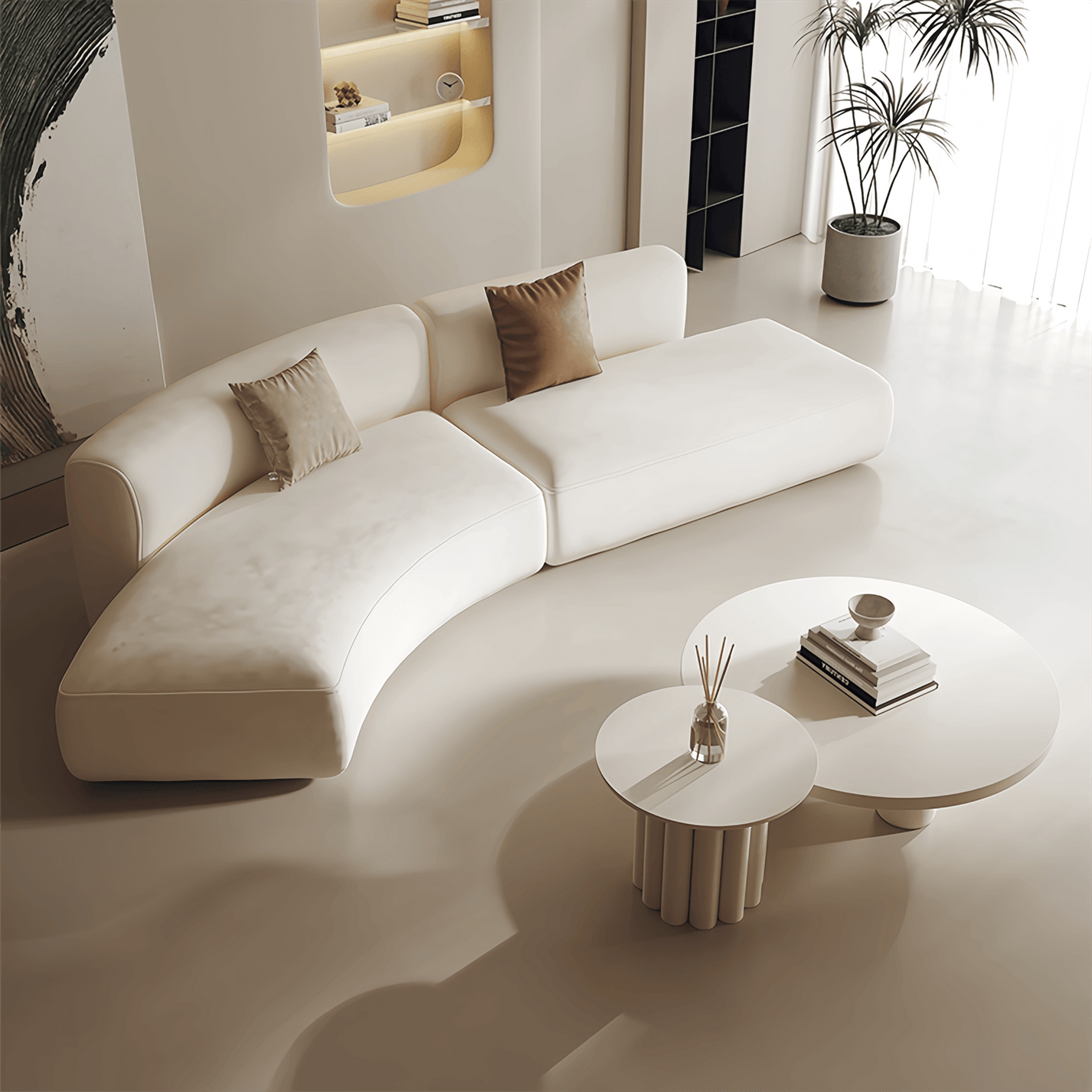 Daizy Curved Minimal Sofa