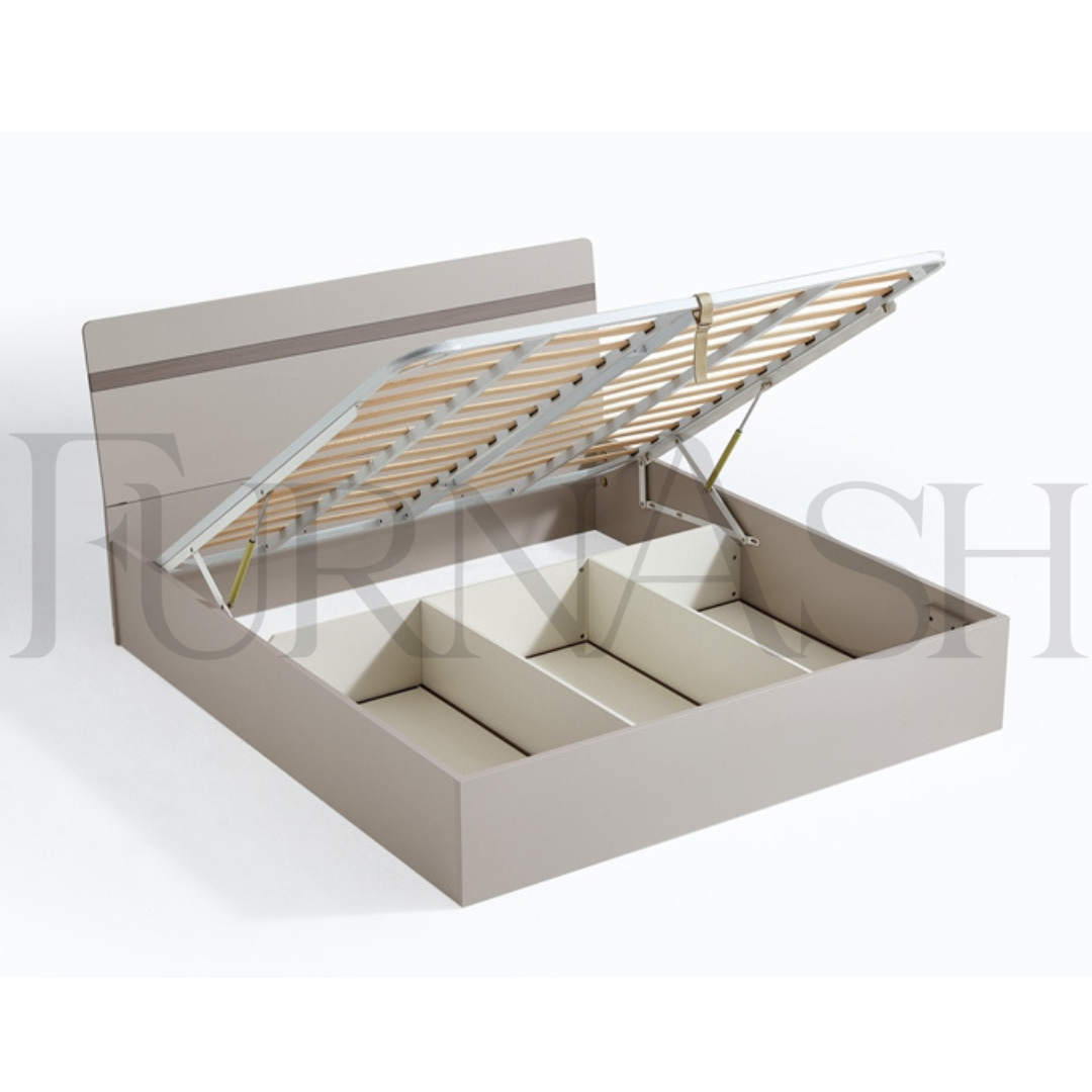 Stria Hydraulic Bed With Storage