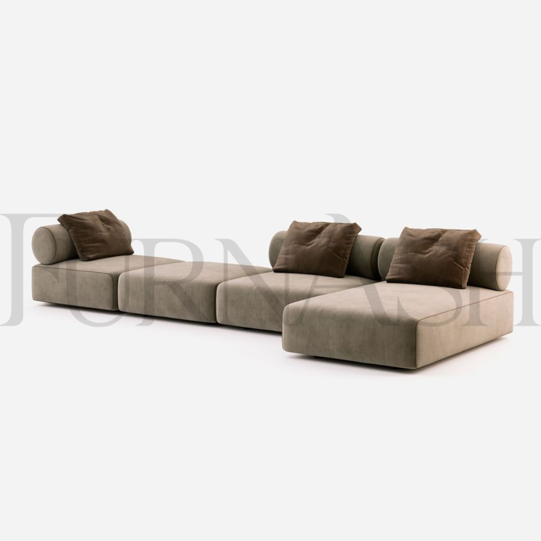 Chinto Velvet Modular Sofa