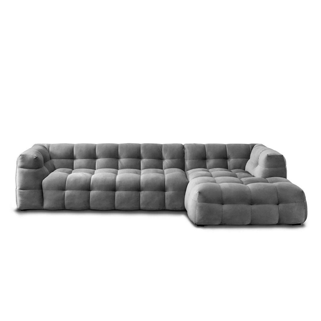 Apollo Bubble Velvet L Shape Sofa