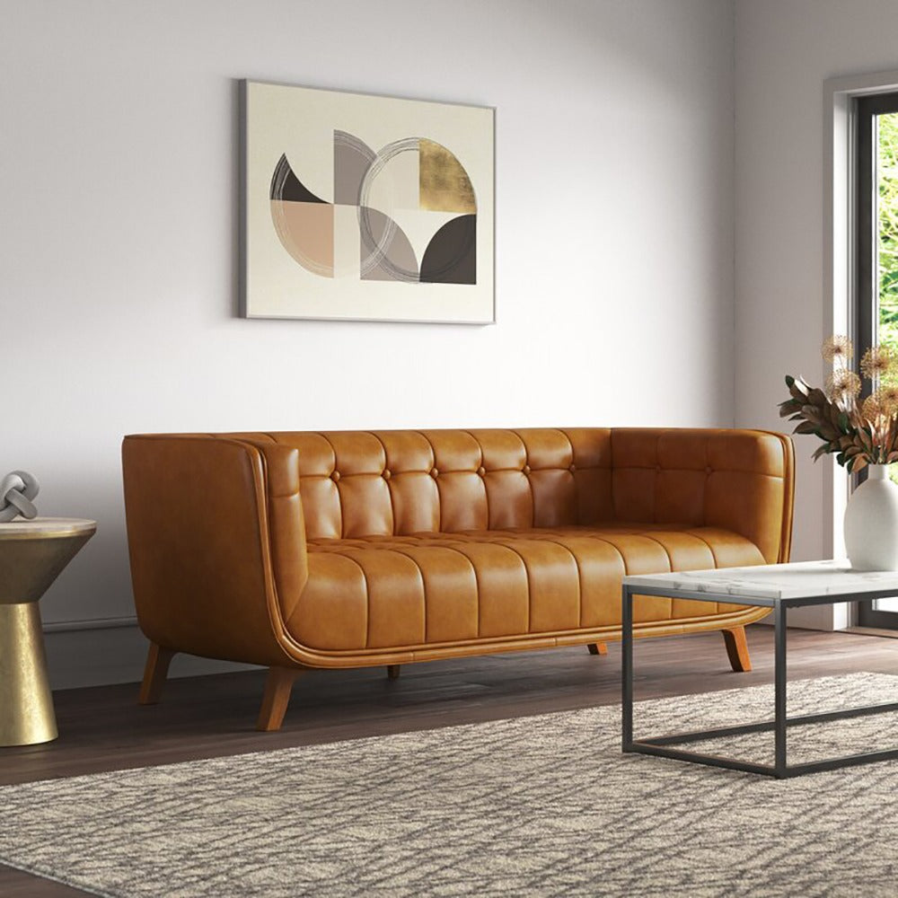Blakely Leather 3 Seater Sofa