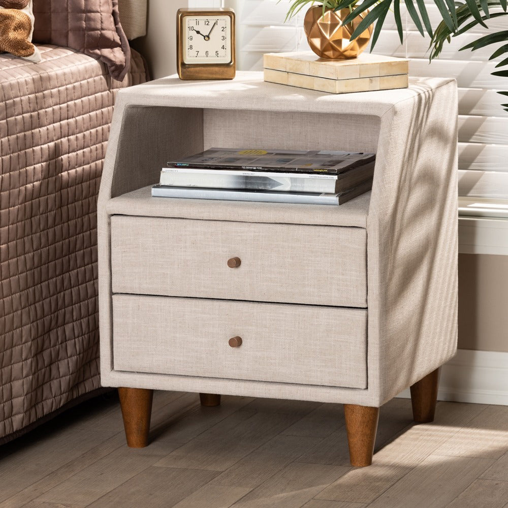 Ruth Fabric Nightstand