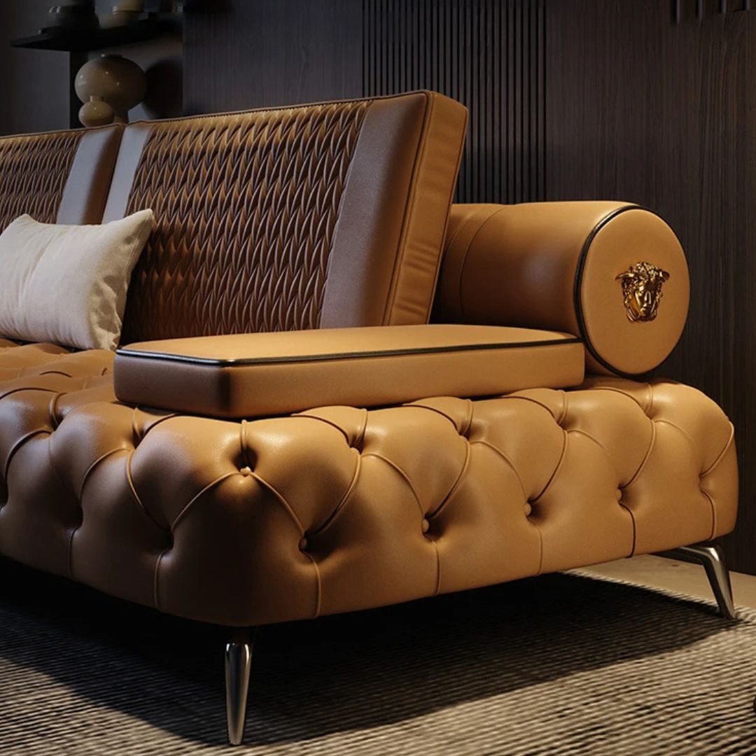 Hades Luxury Chesterfield Designer Sofa Set