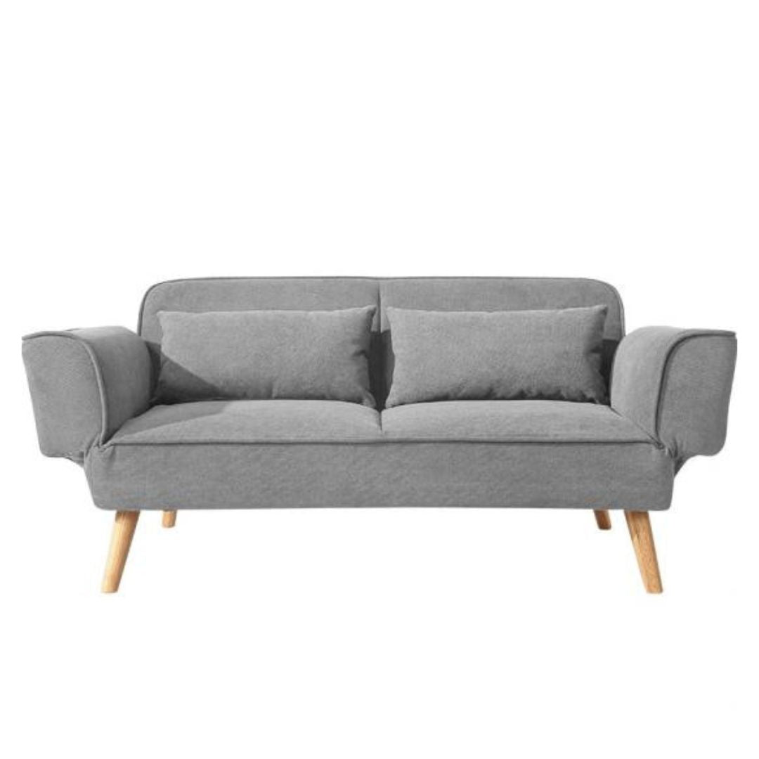 Juan Sofa Bed - Blue and Grey