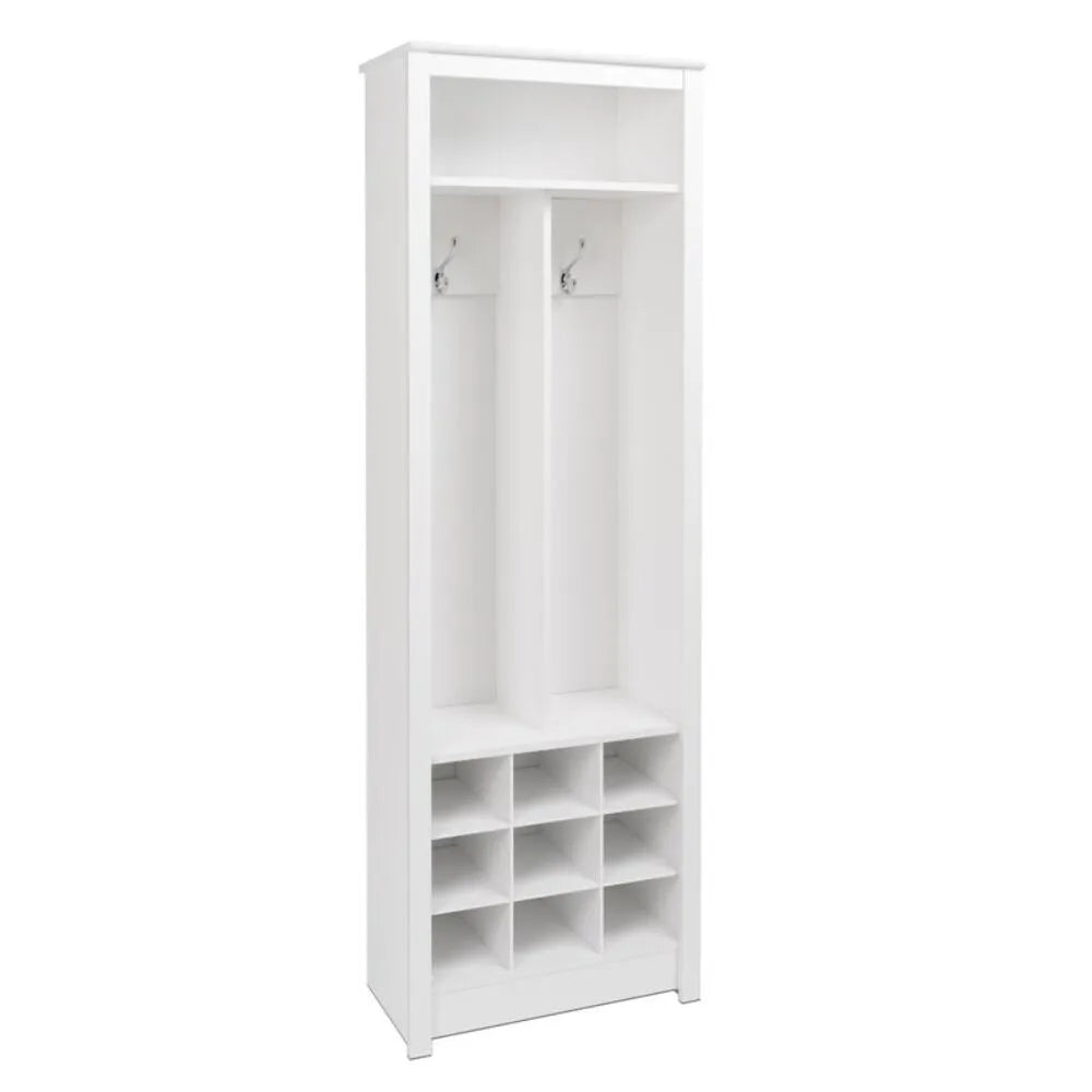 Bari Slim Hallway Cabinet + Shoe Storage