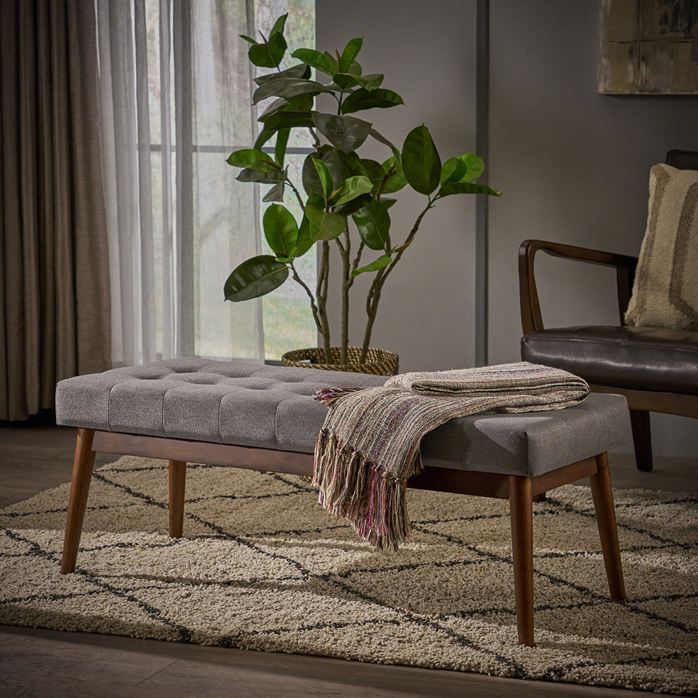 Celeste Tufted Bench