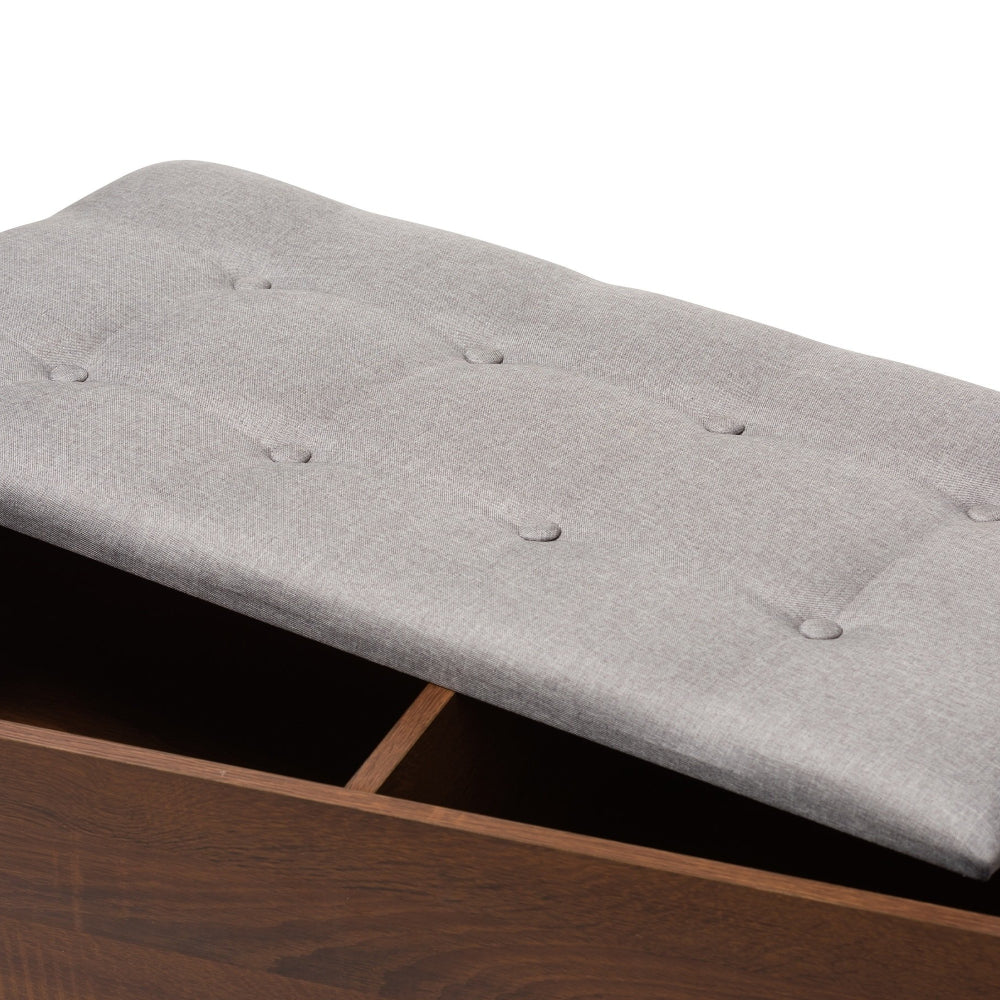 Arya Ottoman + Shoe Storage Bench