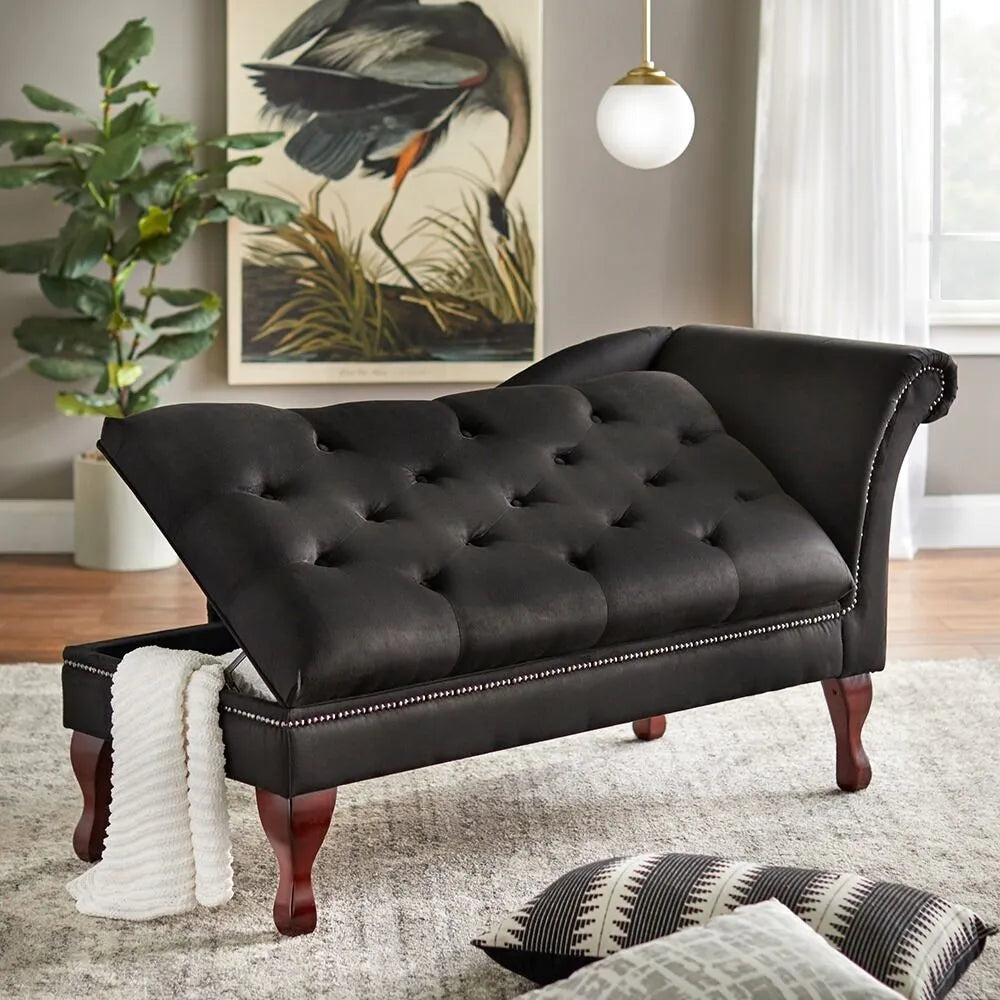 Grace Chaise Lounge With Storage