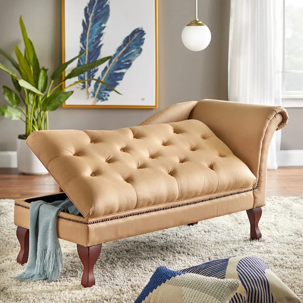 Grace Chaise Lounge With Storage