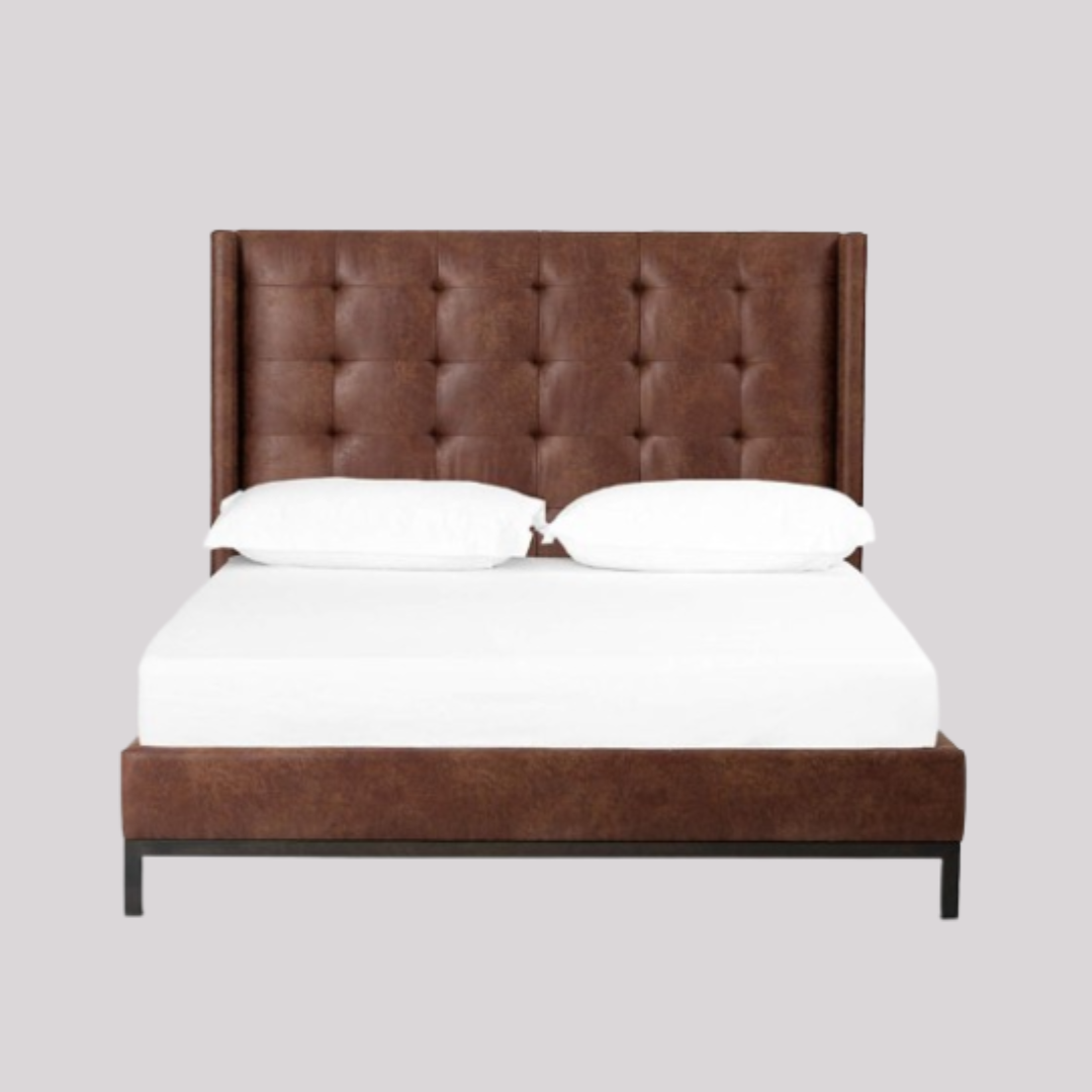 Mason Leather Bed