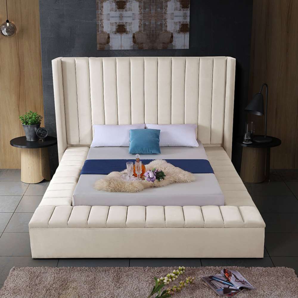 Ethan Tufted Storage Bed