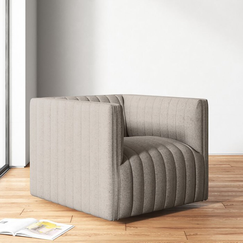 Channel Tufted Luxury Arm Chair