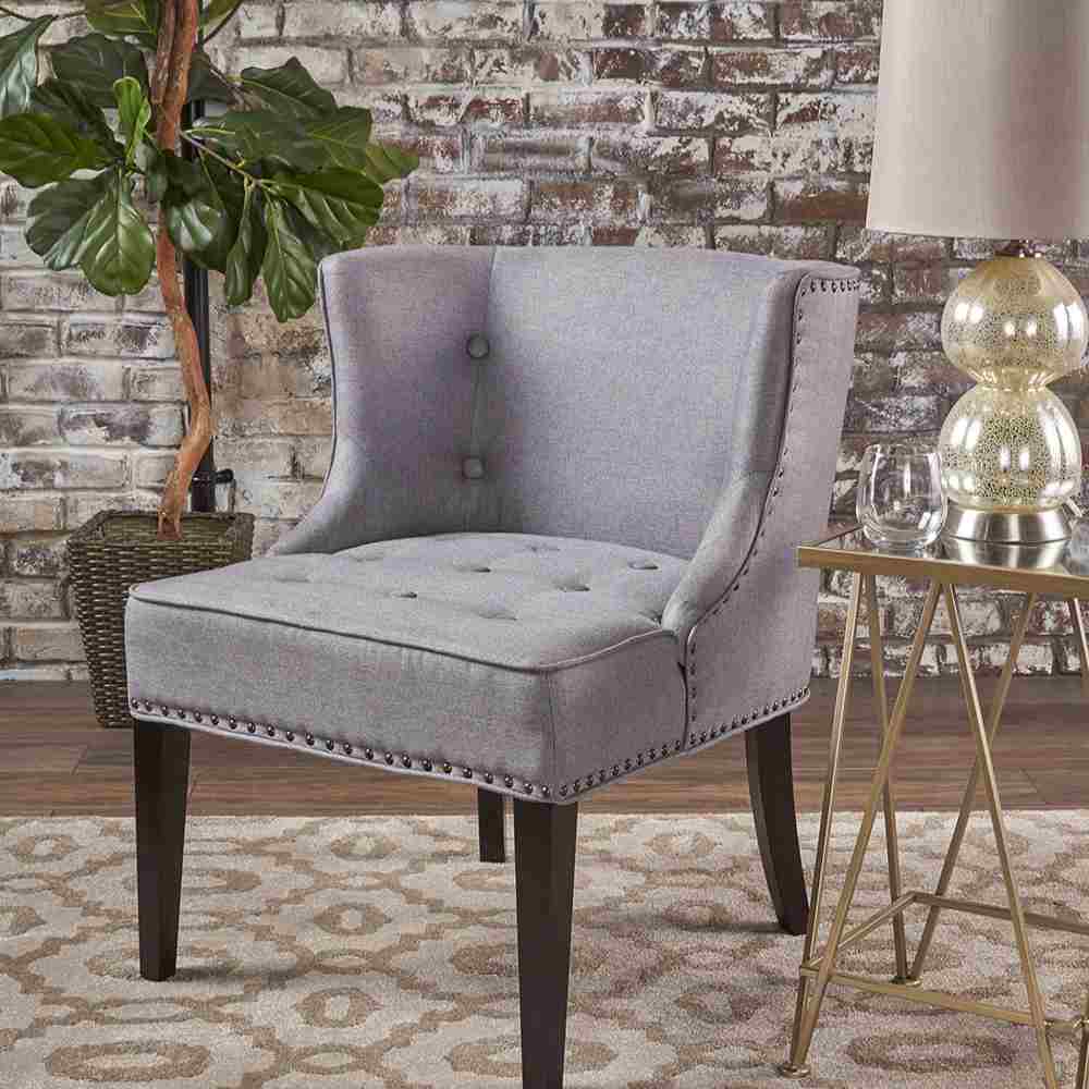 Olivia Tufted Wing Back Chair