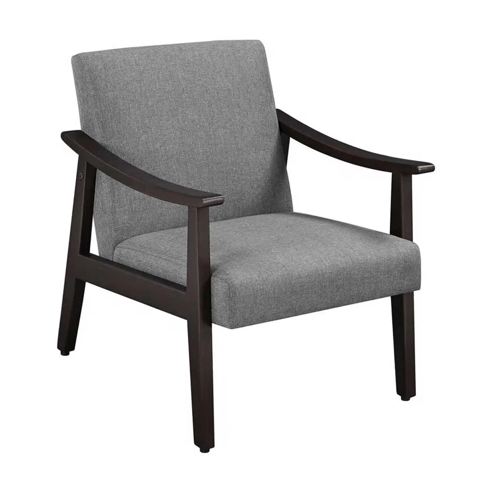Dark Sleigh Accent Chair