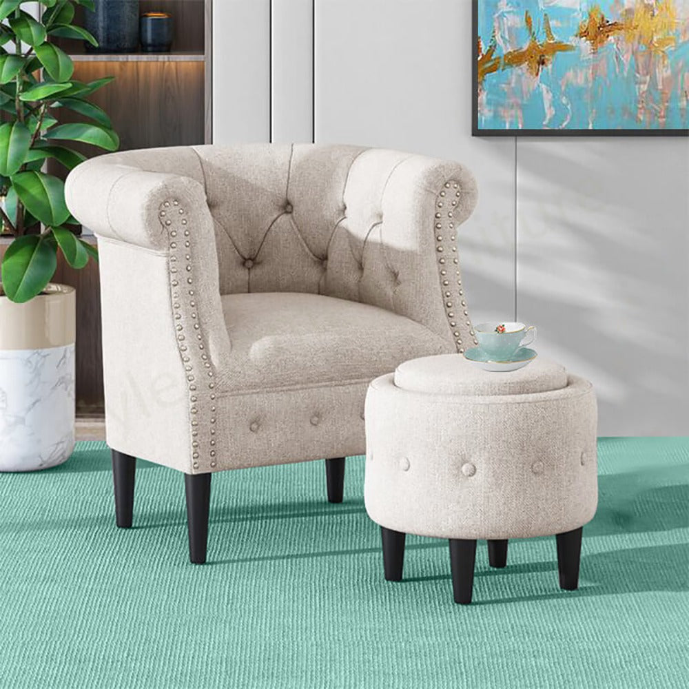 Chloe Tufted Accent Chair