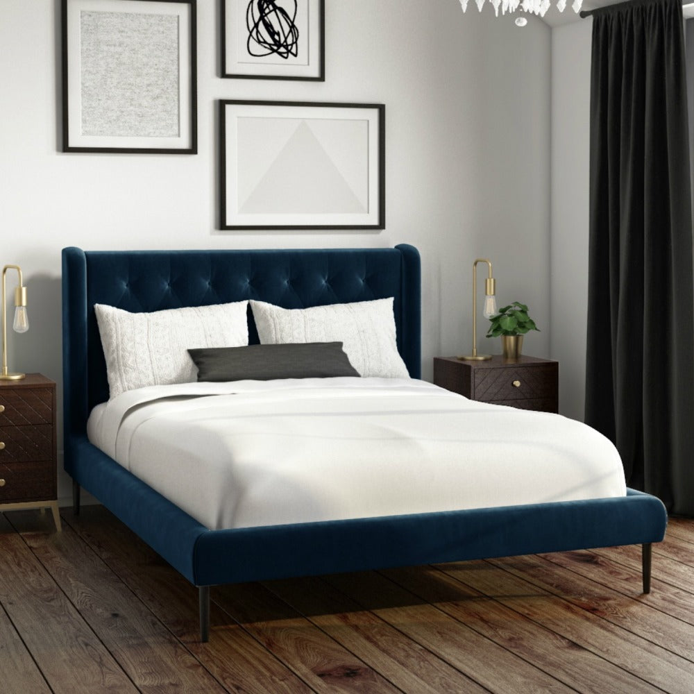 Hunter Luxury Velvet Bed