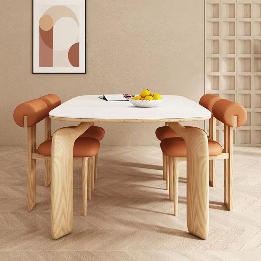 Strada Ash Wood Dining Table and Chairs