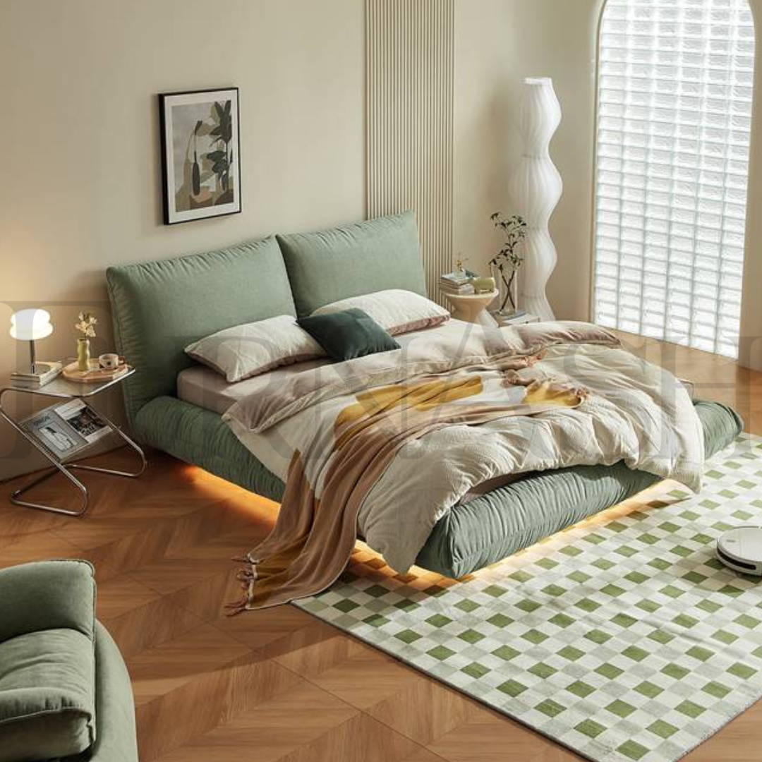 Louvre Chenille Bed With Under Lights