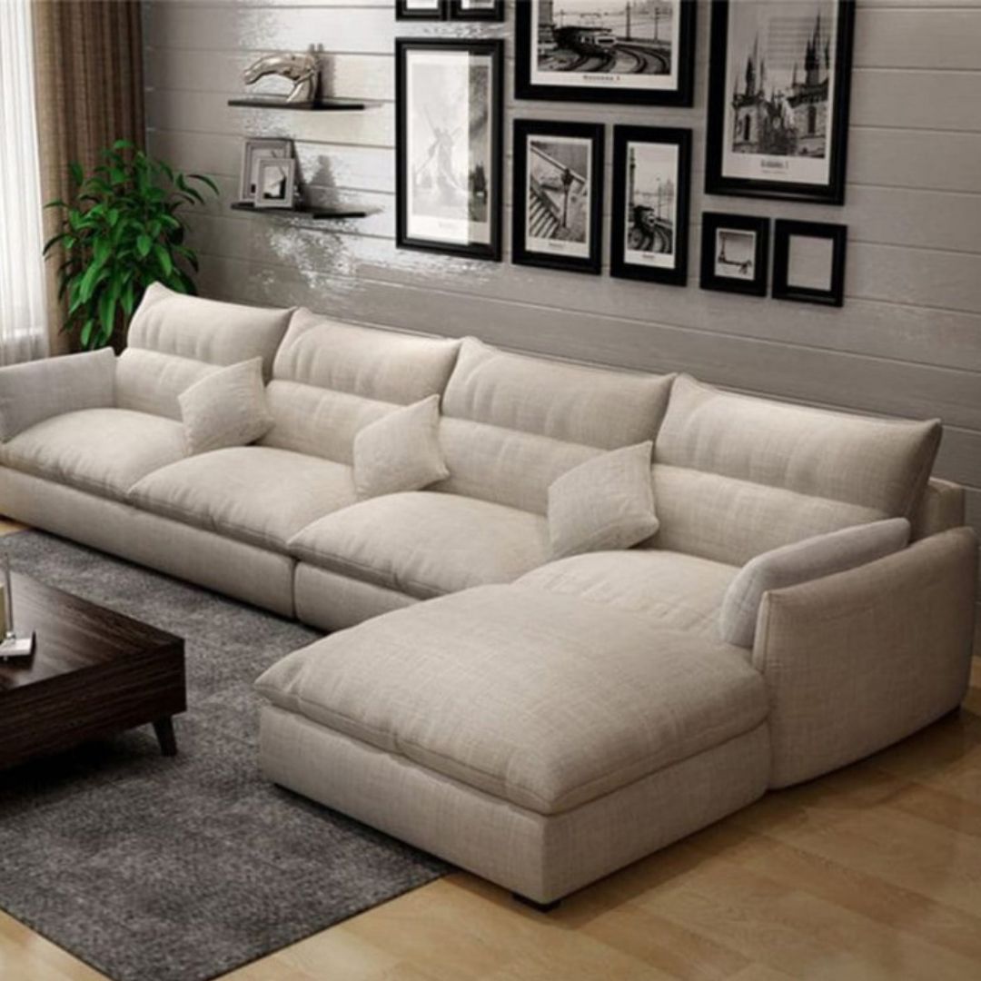 Almas 4 Seat Sofa and Ottoman