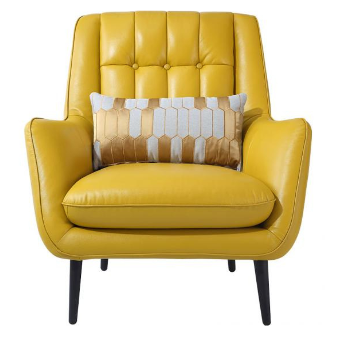 Nifty Faux Leather Arm Chair