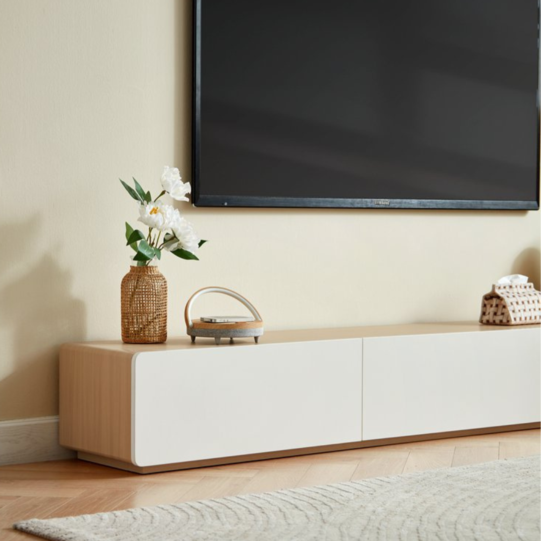 Nyla Minimal TV Stand With 3 Drawers