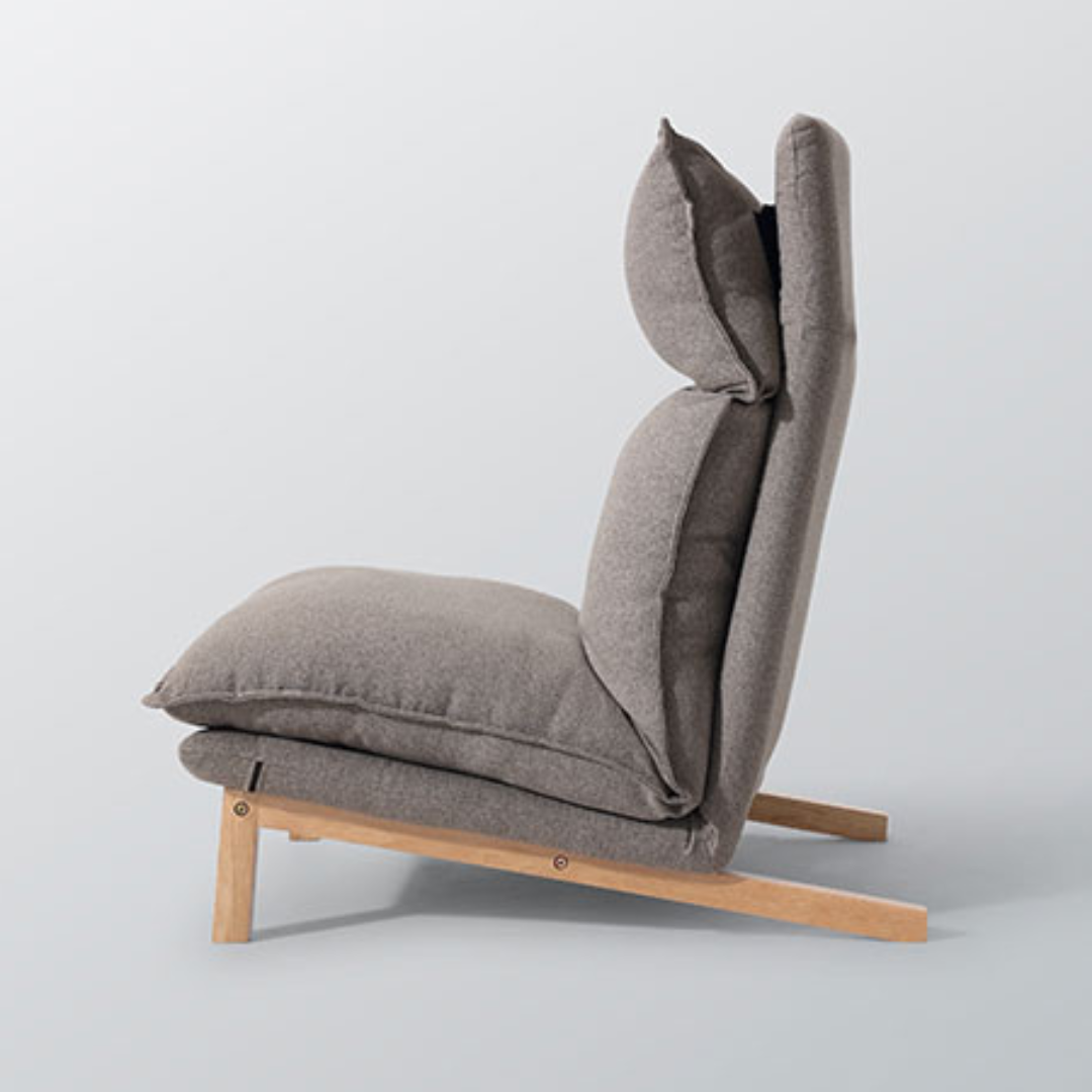 Lilly Retractable Lounge Chair and Foot Stool