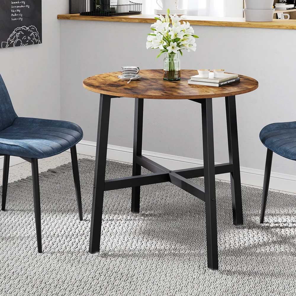 Axim Rustic Round Dining Table