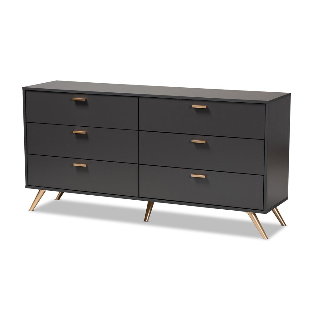 Addison Gold Finish Dresser