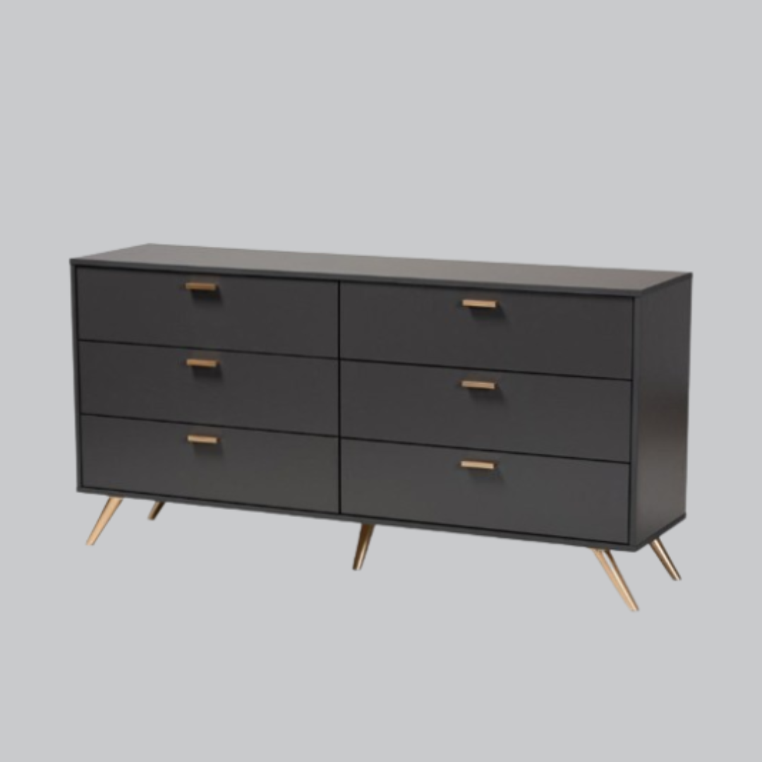 Addison Gold Finish Dresser