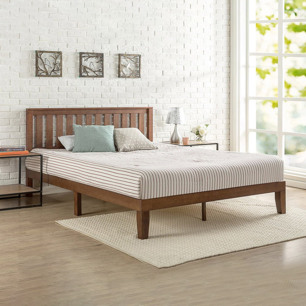 Espresso Platform Bed