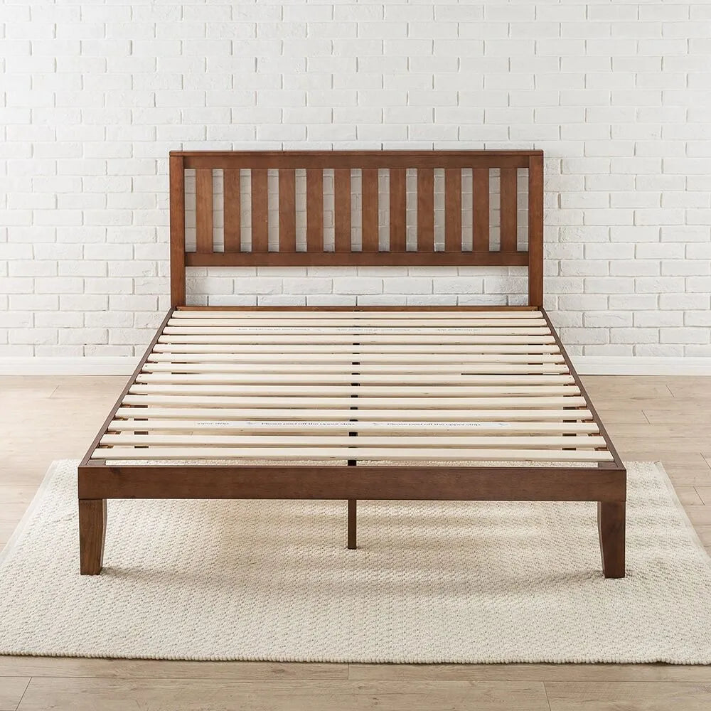 Espresso Platform Bed