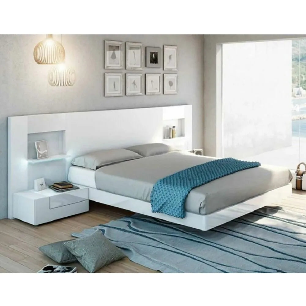 Frosted Platform Bed